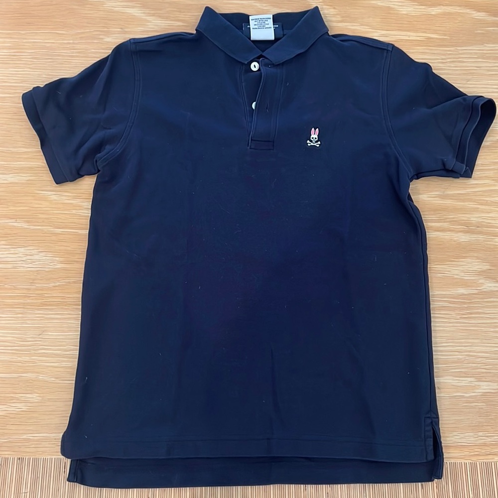 Navy Blue Psycho Bunny Polo